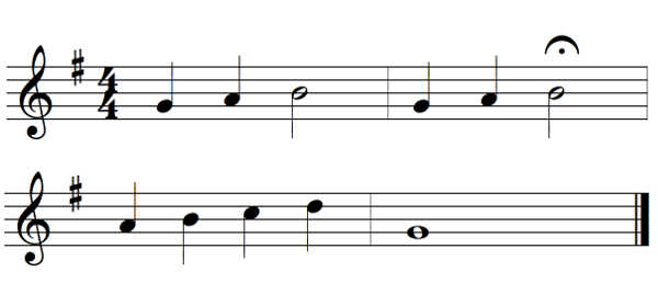 example of a pause without a following gap.