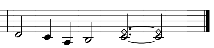 example of a diamond note