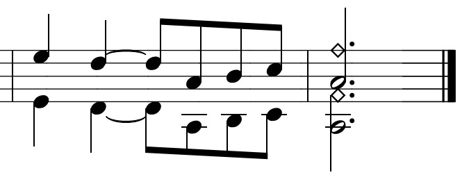 example of a diamond note