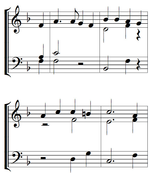 example of while shepherds watched simplified more